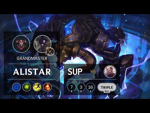 Alistar Support vs Rakan - EUW Grandmaster Patch 9.17