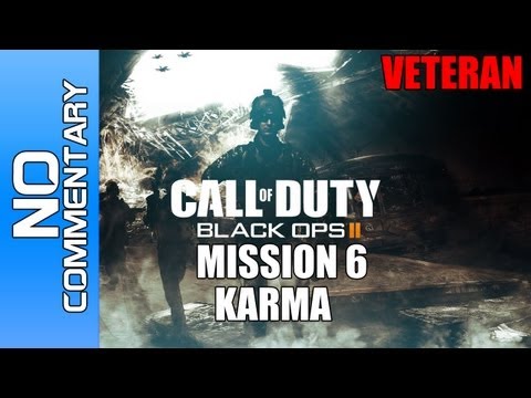 Call of Duty Black Ops 2 - [VETERAN] Mission 6 "KARMA" Walkthrough XBOX PS3 PC