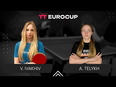 09:30 Valeriia Ivakhiv - Anastasiia Telykh 11.10.2024 TT Euro.Cup Final Women Star. TABLE 3