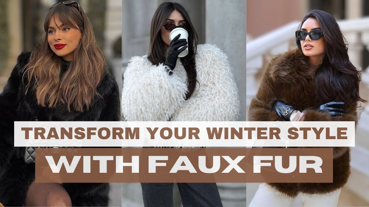 How to Style Faux Fur ELEGANTLY for Winter ❄️