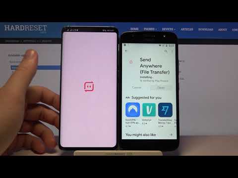 How to Move Data with Send Anywhere from MOTOROLA Moto G5S to Any Android Phone