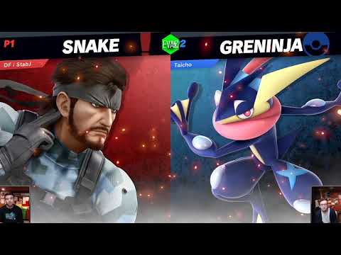 EVAC 18/10/19 - SSBU - DF | StabbyJ (Snake) vs DF | Taicho (Greninja) - Winners Finals