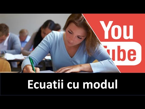 Rezolvarea ecuatiilor cu modul