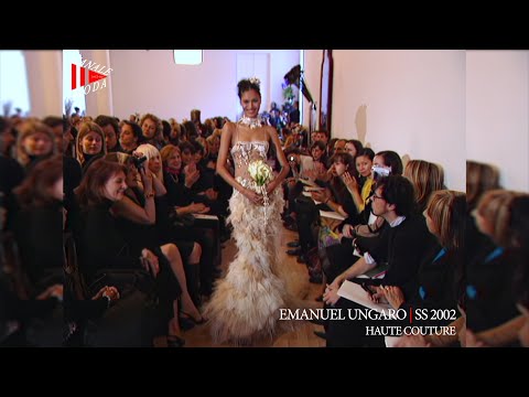 EMANUEL UNGARO Spring Summer 2002 Haute Couture 4K - Canale Moda