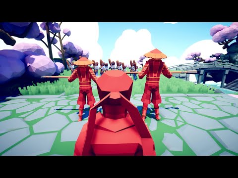 TABS | Ninja + 2 Monk VS Every Unit 1/2 (Same Price)