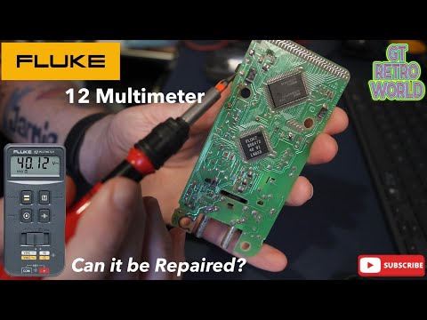 Fluke 12 Multimeter,Can it be Repaired?….1990’s