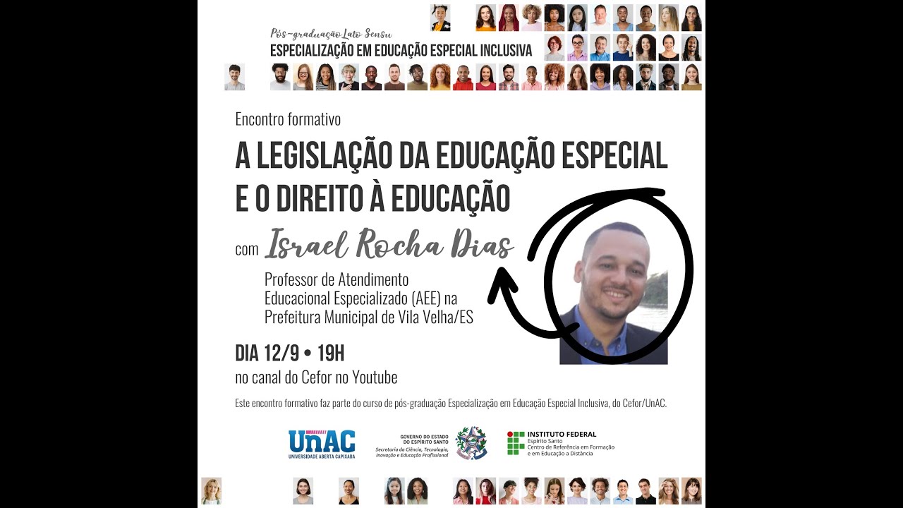 Palestra: A Legislação da Educação Especial e o Direito à Educação
