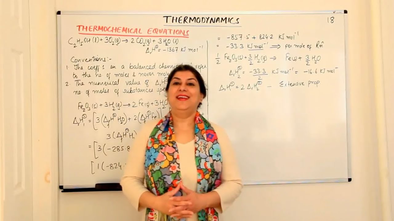 Thermochemical Equations And Hess's Law- Thermodynamics (Part 18)