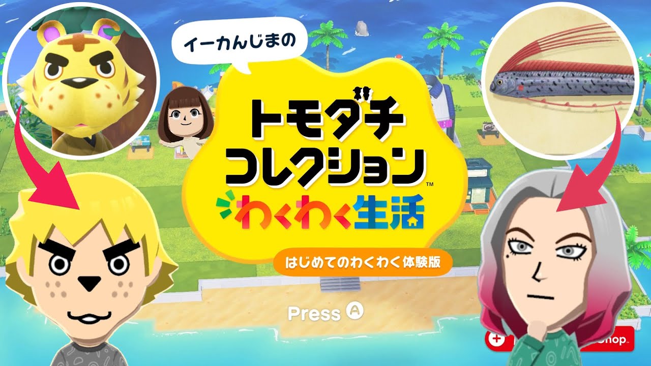 【新作】トモコレであつ森キャラを作ったら面白すぎた【トモダチコレクション体験版】