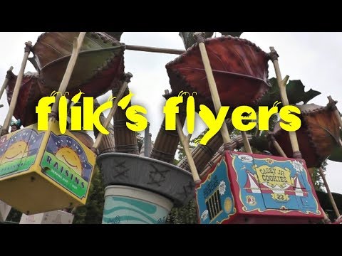 Flik's Flyers - A Bug's Land - Disney California Adventure - HD