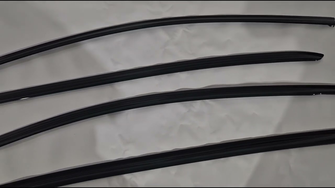 Zeekr 001 2021- гг. Ветровики Niken Luxury (4 шт) Video 1