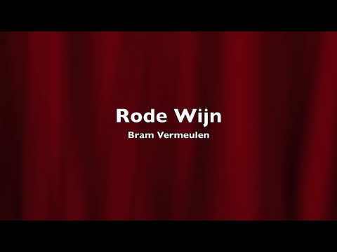 Bram Vermeulen - Rode Wijn (LIVE)