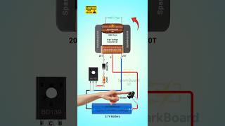 Download lagu 3.7V to 40000V⚡converter | High voltage generator circuit | Taser stun gun mp3