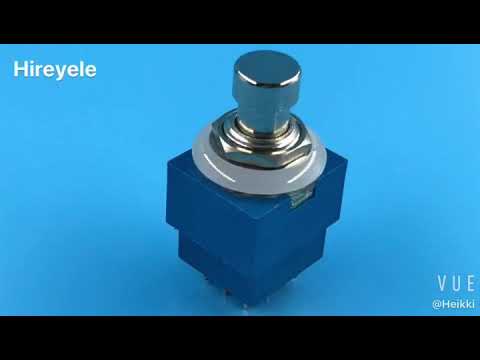 Bi-Color Illuminated 3PDT 9PIIN Blue Guitar Pedal Footswitch