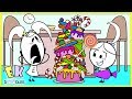 CAKE BAKING CHALLENGE With Ryan Mommy And Daddy EK Doodles Pretend Play Cooking