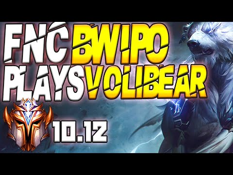 Fnatic Bwipo Plays Volibear vs Mordekaiser Top Lane - 10.12