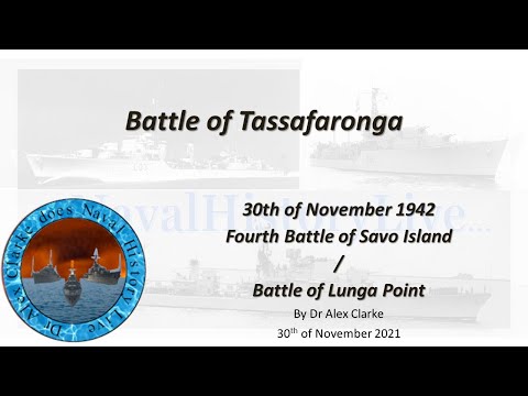 Battle of Tassafaronga: 30th of November 1942 - Long Patrol