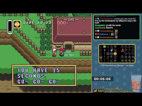 LTTP randomizer keysanity -- 2 races