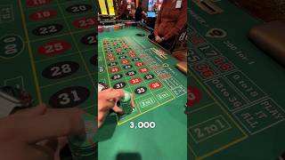 $3000 Roulette Strategy! #casino #lasvegas #roulette