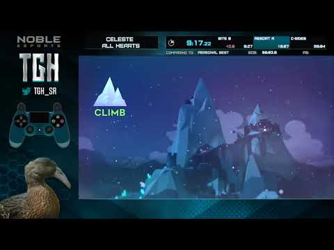 (WR 11/7/19) Celeste All Hearts Speedrun in 55:25