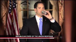 Mark Rubio's Glug Heard Round the World in Slow Motion