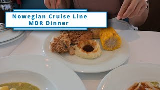 NCL Main Dining Room Food Tour 2025 (Norwegian Star)