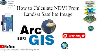 Download the video "How to Calculate NDVI From Landsat Satellite Image in ArcGIS II Classify NDVI Range"
