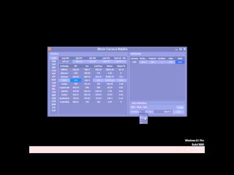 Bitcoin currency notifier !