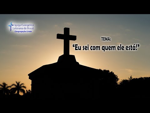 #CultoDeQuarta (05/11/2025) Tema: “Eu sei com quem ele está!”