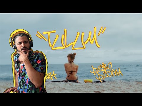 FIRST TIME REACTING TO PESO PLUMA 🇲🇽🎤 PESO PLUMA - TULUM