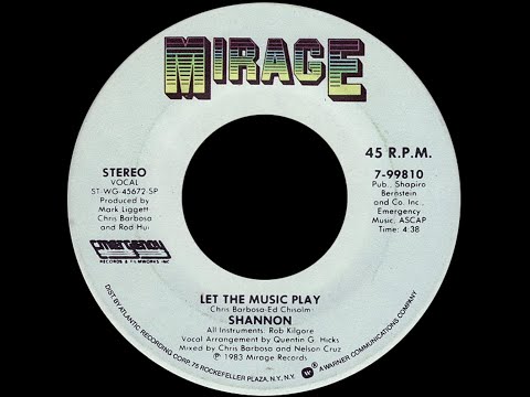 Shannon ~ Let The Music Play 1983 Funky Purrfection Version