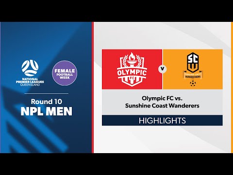 NPL Men Round 10 - Olympic FC vs. Sunshine Coast Wanderers Highlights