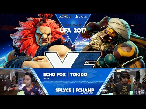 SFV: FOX Tokido vs SPLYCE FChamp - UFA 2017 Top 8 - CPT 2017