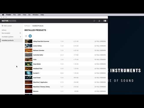 Registering and Installing a Native Instruments Product