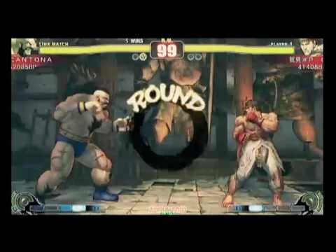 SF4:Cantona (Za) vs P.C (Ry) - Set 04 - a-cho Casual Matches - 19-09-2009