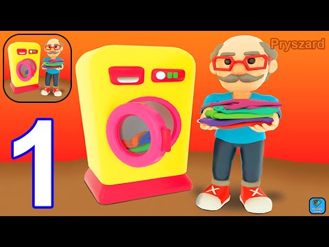 Laundry Rush - Gameplay Walkthrough Part 1 Idle Laundy (iOS, Android Gameplay)
