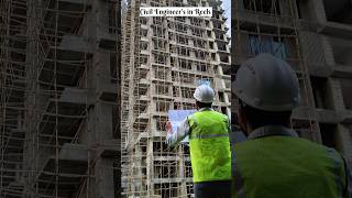 Civil Engineer's Reels VS Reality #shorts #short #job