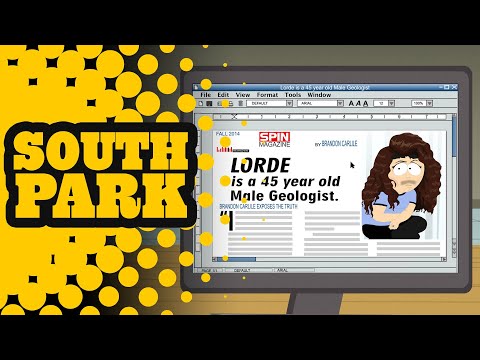Lorde's New Hit  - SOUTH PARK