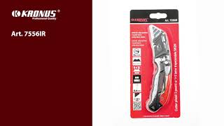 Cutter pliabil cu 3 pozitii si carcasa aluminiu 1+3 lame Kronus SK2H