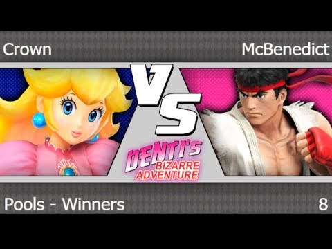 DBA 8 - TLOC | Crown (Peach) vs SRC | McBenedict (Ryu) Pools - Winners - Smash 4