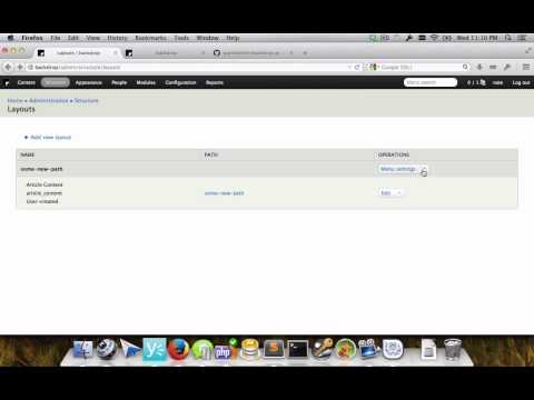 Backdrop Layouts Module Preview