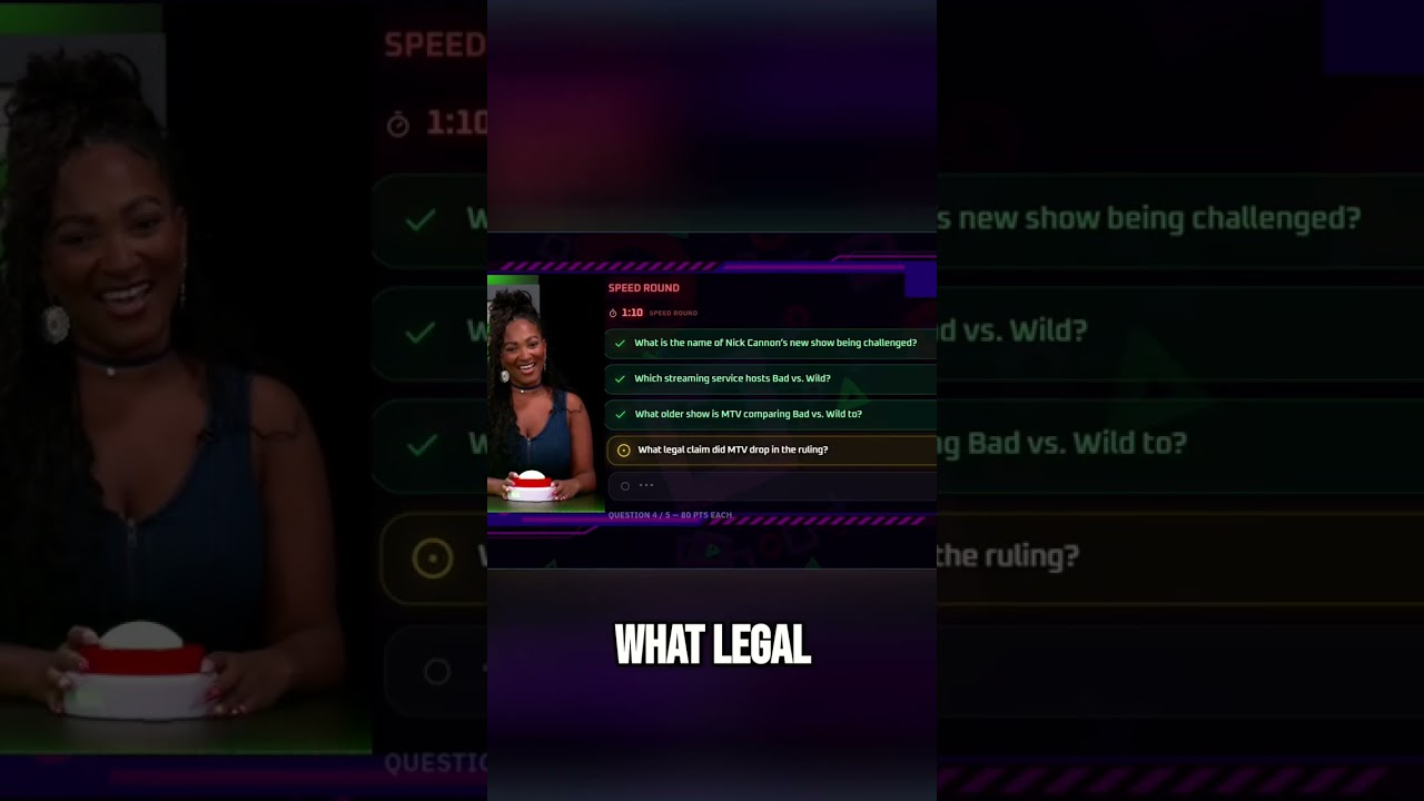 Nick Cannon's Show TRIVIA: Can You Beat Devony's Score? #shorts