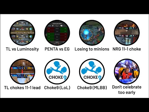 WORST Chokes in Esports History Explained in 13 Minutes