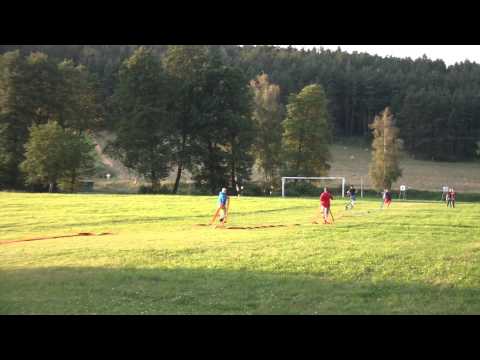 SDH Sudoměř   trénink v Drachkově 12 7 2013 útok třetí