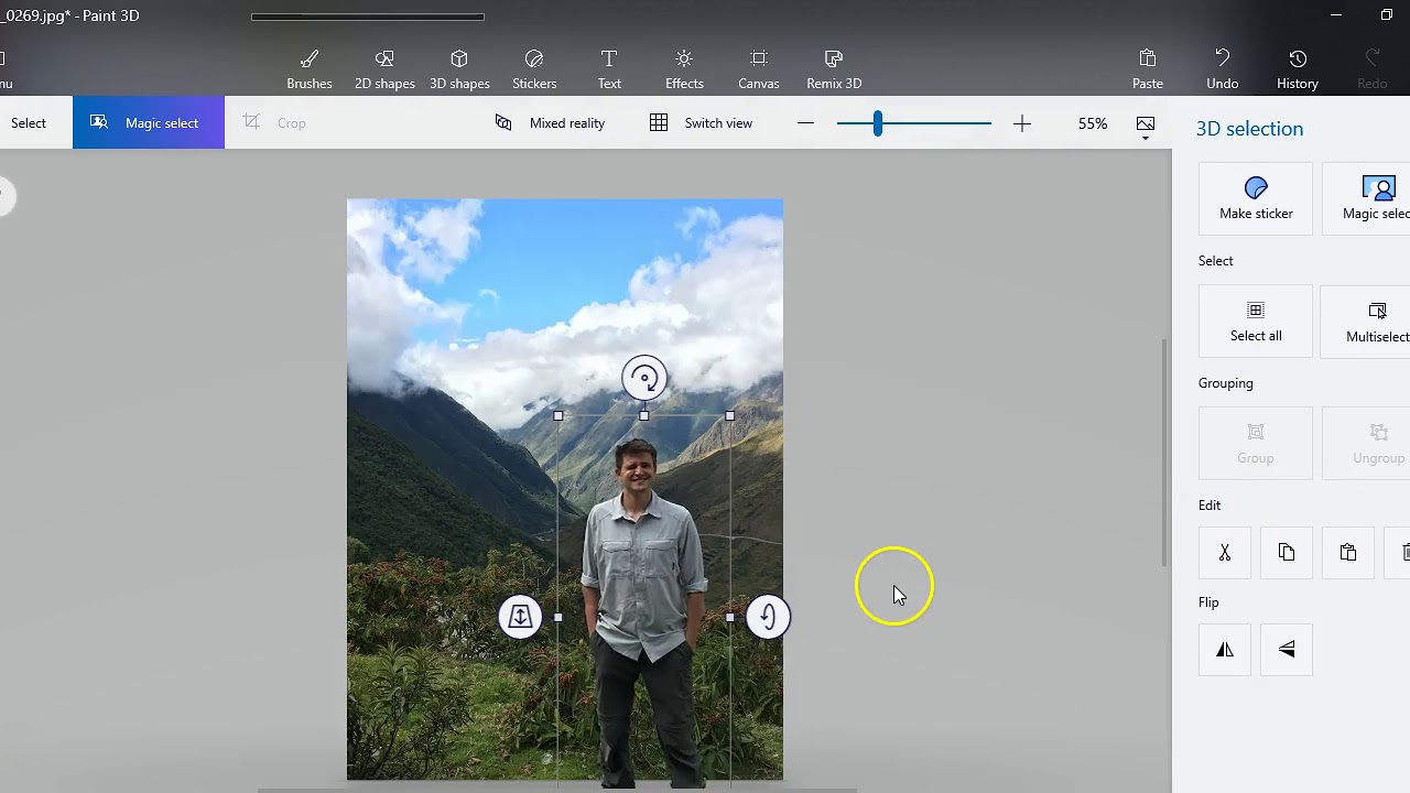 #5: Paint 3D Magic Select