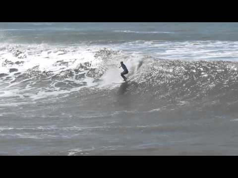 surfing in miramar - 8 foot waves