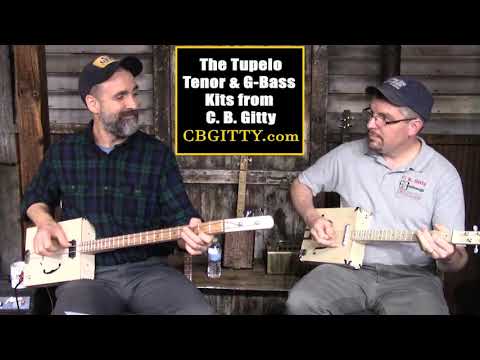 Tupelo Tenor 4-string Electric Box Guitar Kit Demo