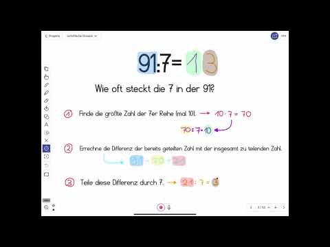 halbschriftliche Division