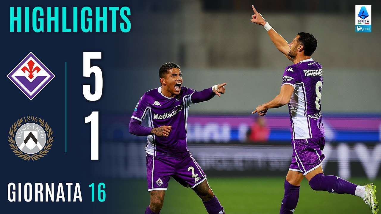FIORENTINA-UDINESE 5-1 | HIGHLIGHTS | 16ª GIORNATA | SERIE A ENILIVE 2025/26