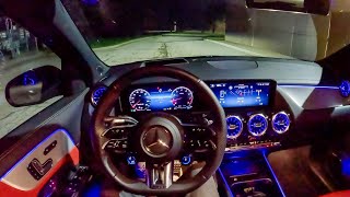 [WR Magazine] 2024 Mercedes-AMG GLA 35 - POV Night Drive (Binaural Audio)